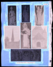 "Églises rurales du département de l'Eure" du chanoine Bonnenfant tome II, planche XCVI Nogent-le-Sec (Eure) et Nojeon-en-Vexin (Eure).