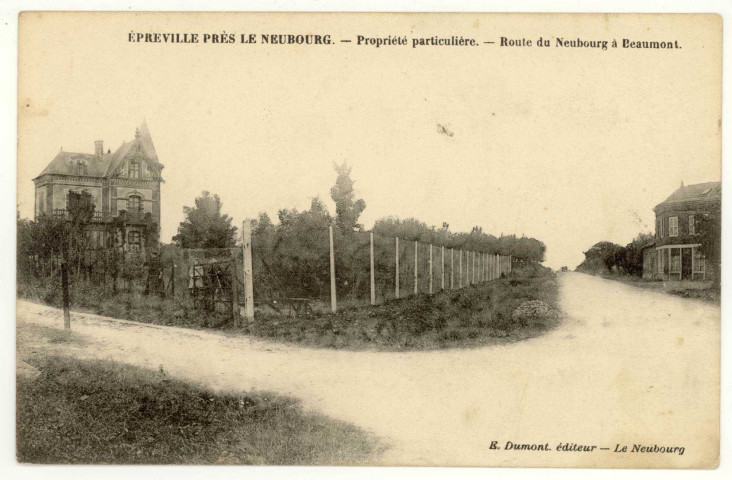 Epreville-près-le-Neubourg. Propriété Particulière-Roue du Neubourg à Beaumont.