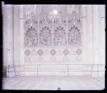 Clôture du choeur représentant l'histoire de Saint-Jean-Baptiste de la cathédrale Notre-Dame d'Amiens (Somme).