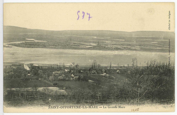 Sainte-Opportune-la-Mare. La Grande Mare.
