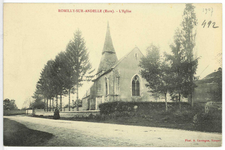Romilly-sur-Andelle. L'Eglise.