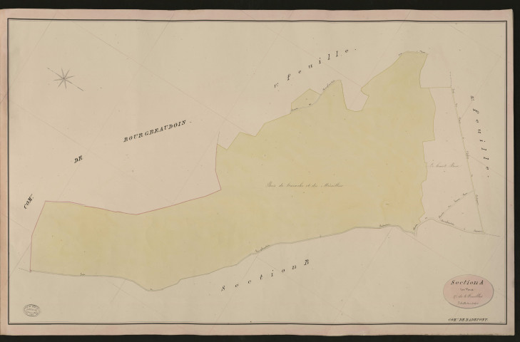 Radepont. Section A _ des Vaux _ 2e de 3 Feuilles