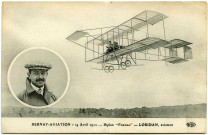 Bernay. Bernay-Aviation. - 14 avril 1912. - Biplan "Farman". - Loridan, aviateur.
