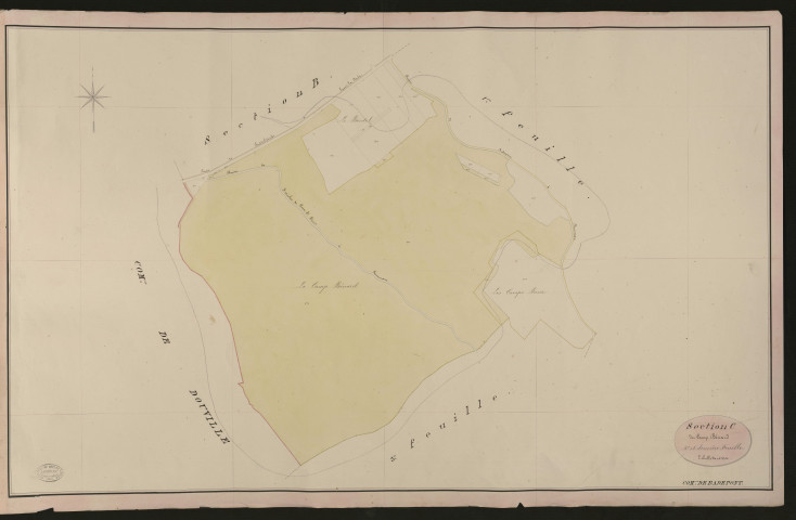 Radepont. Section C _ du Camp Bénard _ 4e et dernière Feuille