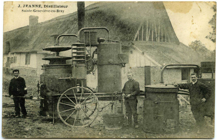 Seine-Maritime. J. Jeanne, Distillateur Sainte-Geneviève-en-Bray.