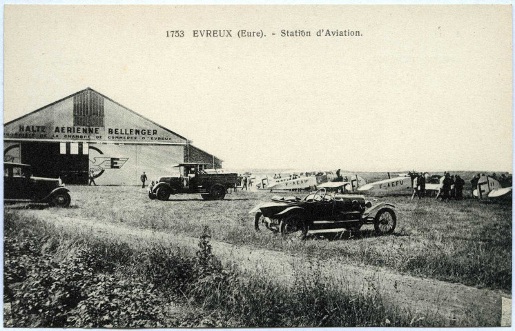 Evreux-Ville. Station d'Aviation.
