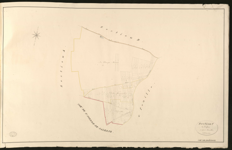 Brétigny. Section C _ de l'Eglise _ 1 re de 2 Feuilles