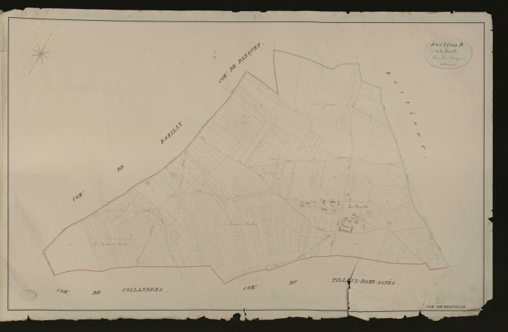 Berville-la-Campagne. Section D _ de la Bucaille _ Feuille Unique