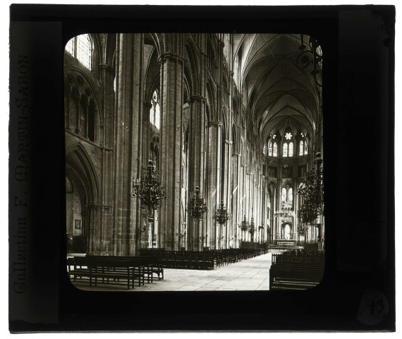 Cathédrale Saint-Étienne de Bourges (Cher), nef.
