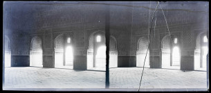 Intérieur de mosquée.