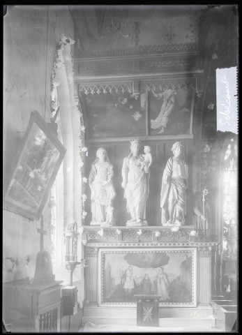 Statuaire de l'église de Sébécourt (Eure).