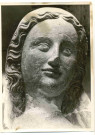 Statue de la Vierge à l'enfant de l'église de Beauficel-en-Lyons (Eure, France)