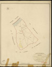 Vironvay. Tableau d'assemblage _ du Plan Parcellaire de la Commune de Vironvay _ Canton de Louviers - Louviers - Eure. _ Terminé sur le Terrain en 1823, sous l'administration de M. Le Vicomte Raymond Delaitre, Préfet _ M. Gosselin, Maire _ et sous la Direction de M. Boullenger, Directeur des Contributions directes _ M. Hautier, Géomètre en Chef. _ Par M. Folin, Géomètre de 1re classe.