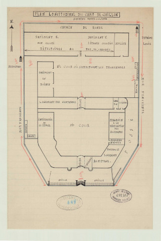 Gaillon _"Plan longitudinal du camp de Gaillon."