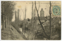 Verneuil-sur-Avre. Vue pittoresque sur les Promenades.