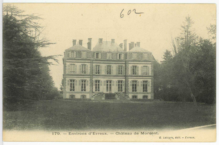 Saint-Sébastien-de-Morsent. Château de Morsent.