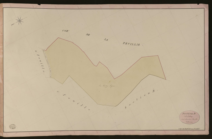 Fleury-la-Forêt. Section D _ de la Boulaye _ 4e et dernière Feuille