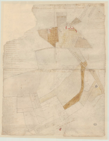 Villettes - "Plan de la seigneurie de Villette …". *