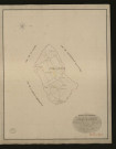Saint-Léger-sur-Bonneville. Tableau d'assemblage _ du Plan Parcellaire de la Commune de Saint-Léger-sur-Bonneville _ Canton de Beuzeville - Pontaudemer - Eure. _ Terminé sur le terrain le 31 décembre 1833, sous l'administration de M. A Passy, Préfet _ M. Bouillon, maire _ en sous la Direction de M. Marel, Directeur des Contributions directes. _ M. Le Fébure, Géomètre en Chef. _ Par M. Canu, Géomètre de 1re classe.