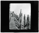 Église abbatiale du Mont-Saint-Michel (Manche), escalier de dentelle.