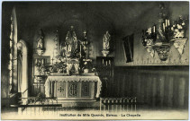Evreux-Ville. Institution de Mme Quemin - La Chapelle.