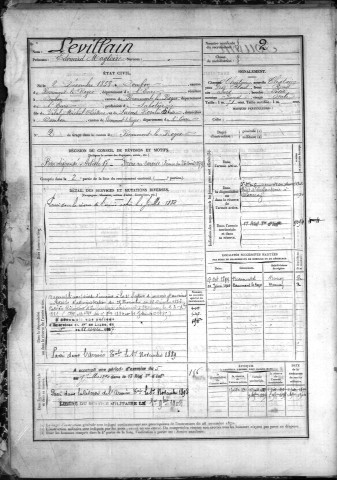Bernay. Registre - Tome 1 (1878)