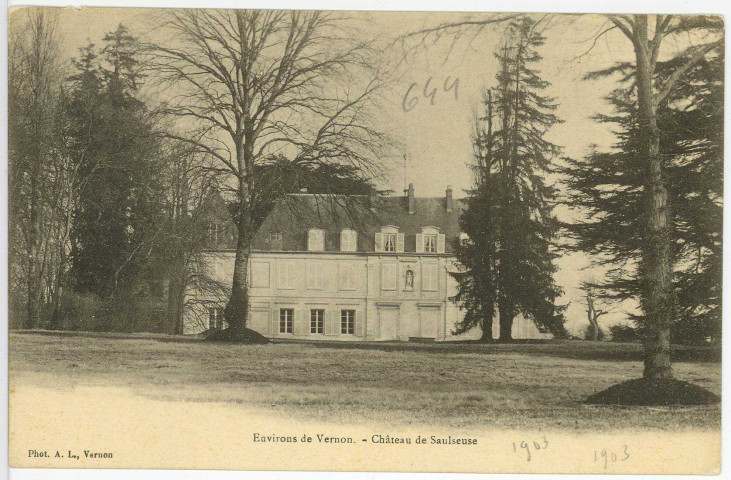 Tilly. Château de Saulseuse.