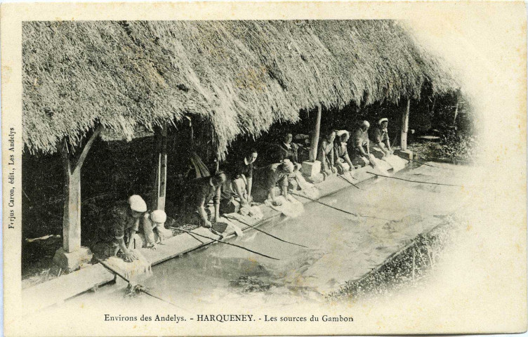 Andelys (Les). Harqueney - Les sources du Gambon.