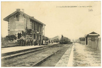 Haye-Malherbe (La). La Gare, arrivée.