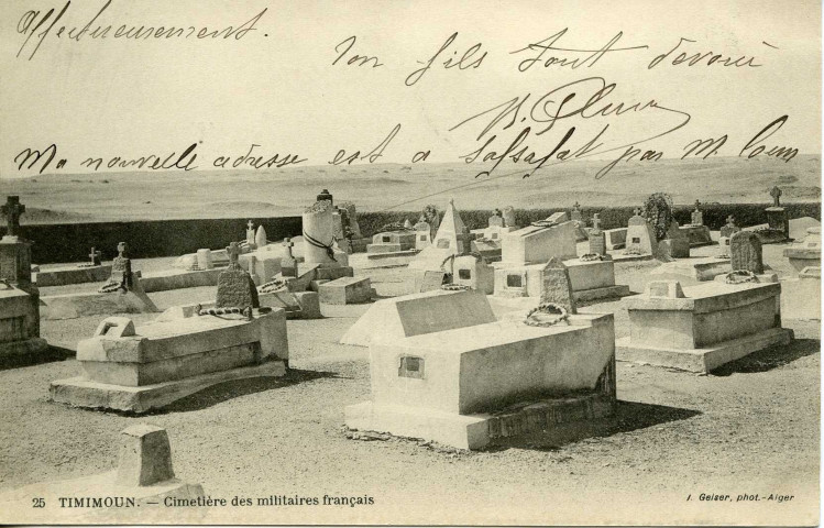 TIMIMOUN. - Cimetière des militaires français
