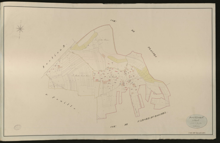 Valailles. Section C _ du Mesnil _ 1re de 2 Feuilles
