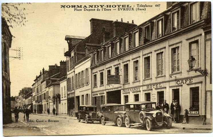 Evreux-Ville. Normandy - Hôtel Place Dupont de l'Eure.
