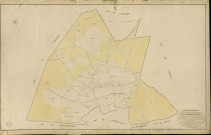 Sainte-Marguerite-de-l'Autel. Tableau d'assemblage _ du Plan Parcellaire de la Commune de Sainte Marguerite-de-L'Autel _ Canton de Breteuil - Evreux - Eure. _ Terminé sur le Terrain en 1829 , sous l'administration de M. Le Vicomte Raymond Delaître , Préfet _ M. Leclerc, Maire _ sous la Direction de M.Boullenger, Directeur des Contributions directes _ M. Hautier, Géomètre en Chef. _ Par M. Gérard, Géomètre de 1re classe.