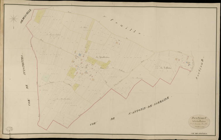 Frétils (Les). Section C _ de la Maillardière _ 2e et dernière Feuille