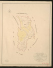 Livet-sur-Authou. Tableau d'assemblage du Plan Parcellaire de la Commune de Livet-sur-Authou. _ Canton de Brionne - Bernay - Eure. _ Terminé sur le terrain en 1827, sous l'administration de M. Le Vicomte Raymond Delaitre, Préfet - M. Adelinet, Maire et sous la direction de M. Hurtelle, Directeur des Contributions directes. _ M. Hautier, Géomètre en Chef. _ Par M. Pilfert, Géomètre de 1re classe
