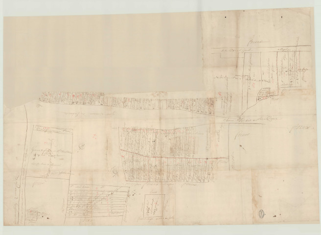 Bémécourt - Plan de la paroisse de Bémécourt.