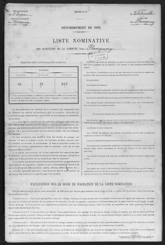 PLANQUAY(LE) 1901