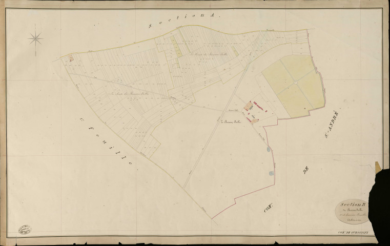 Quessigny. Section B _ du Buisson Fallu _ 2e et dernière Feuille