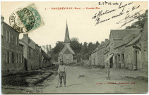 Hacqueville. Grande-Rue.