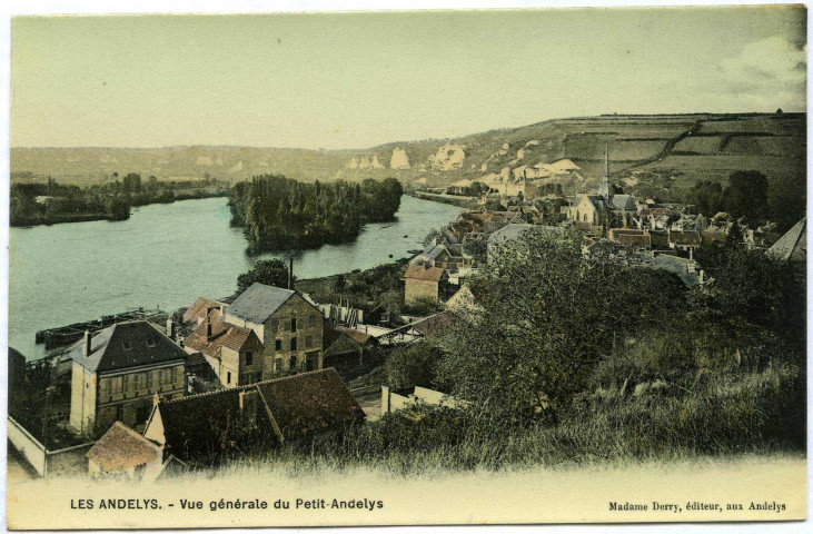 Andelys (Les). Vue Générale du Petit Andelys.