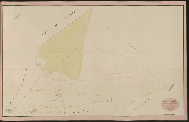 Puchay. Section B _ des hautes et basses Landes _ 2e de 4 Feuilles