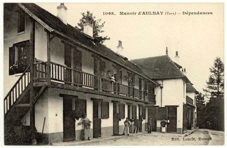 Aulnay-sur-Iton. Manoir d'Aulnay. Dépendances.