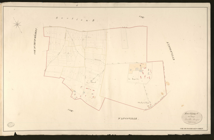 Bosc-Benard-Commin. Section C _ des hayes _ Feuille Unique