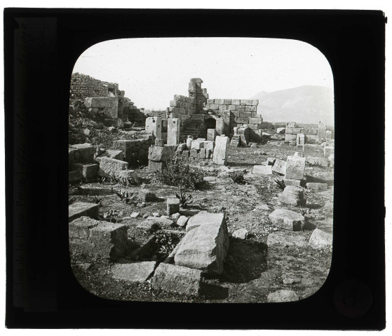 Ruines de la basilique Sainte-Salza de Tipaza (Algérie).