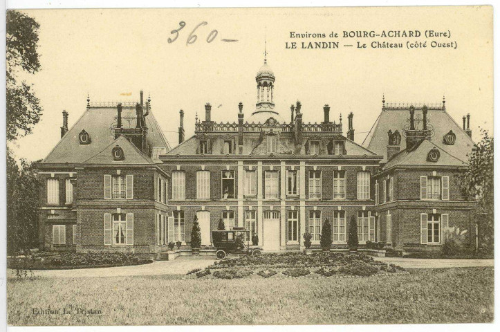 Landin (Le). Environs de Bourg-Achard (Eure) - Le Landin - Le Château (côté Ouest).