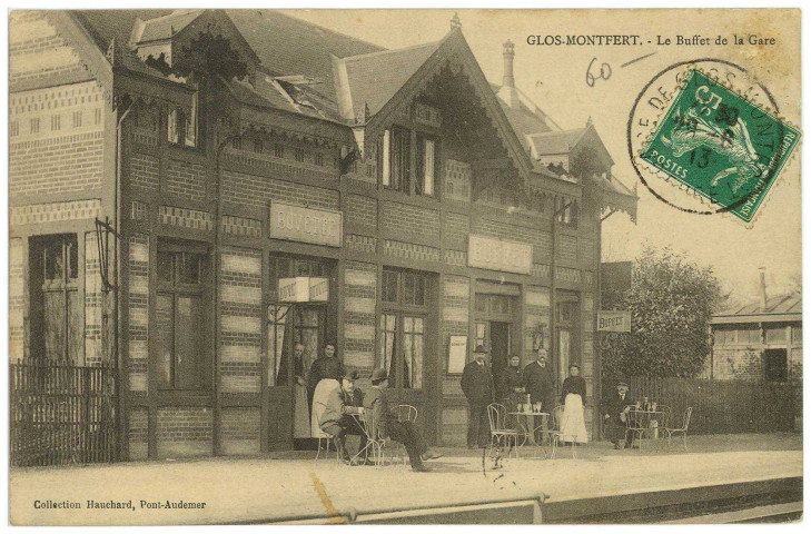 Glos-sur-Risle. Le Buffet de la Gare.