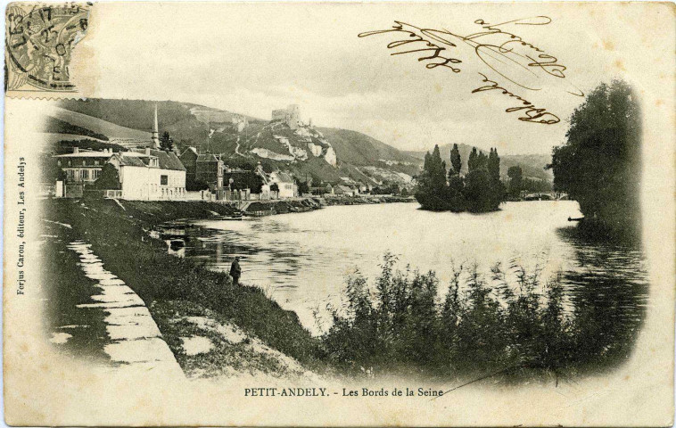 Andelys (Les). Petit Andely - Les Bords de Seine.