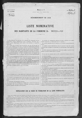 BRETEUIL_SUR_ITON 1936