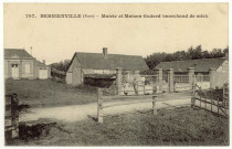 Bernienville. Mairie et Maison Godard (Marchand de Miel).