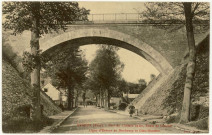 Evreux-Ville. Navarre : Pont de Chemin de Fer, Route de Conches - Lignes d'Evreux au Neubourg et Glos-Monfort.